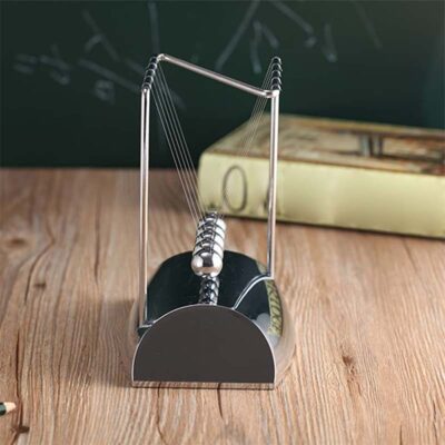 Pendule de Newton Acier Chromé - Objet Scientifique - Science Labs