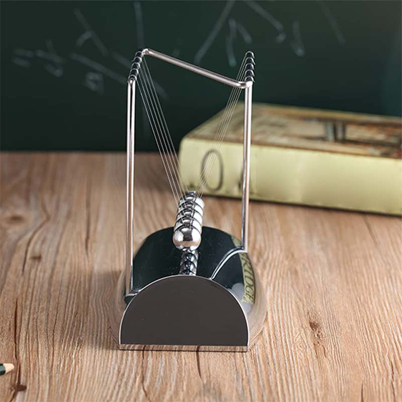 Pendule de Newton Acier Chromé - Objet Scientifique - Science Labs