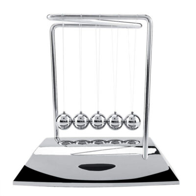Pendule de Newton Acier Chromé - Objet Scientifique - Science Labs
