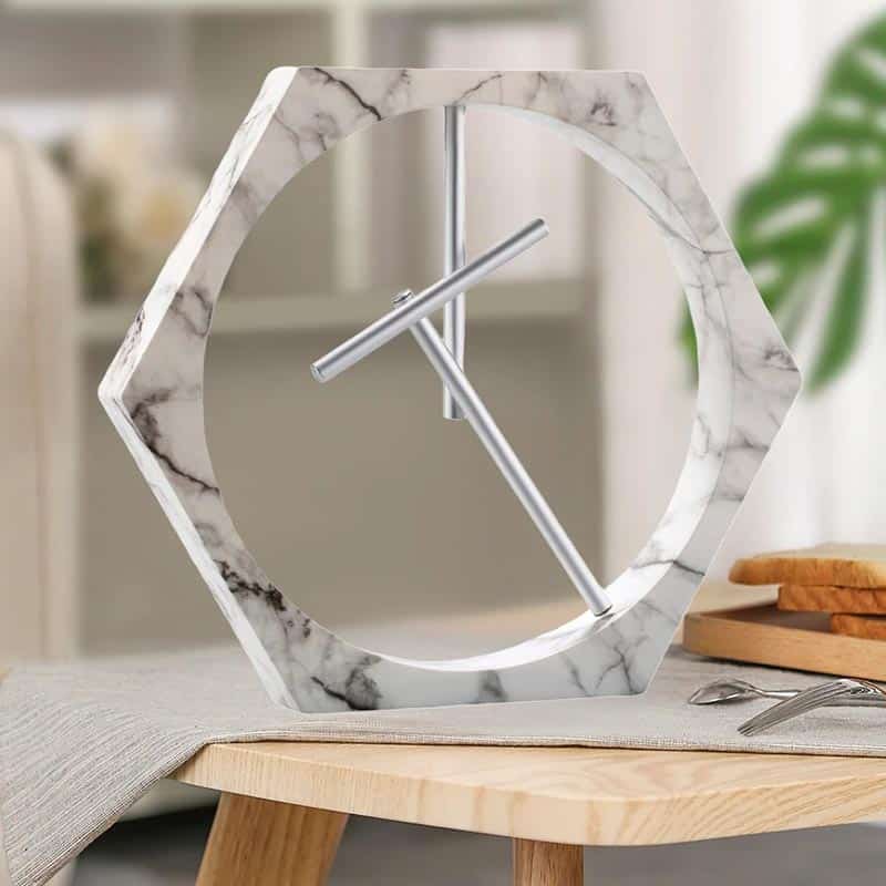 Kinetic Art Marble, Newton Pendel aus Marmor