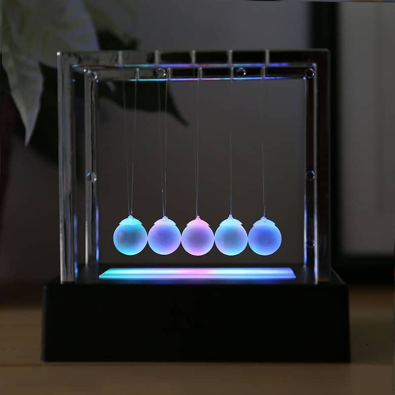 Pendule de Newton Led - Objet Scientifique - Science Labs