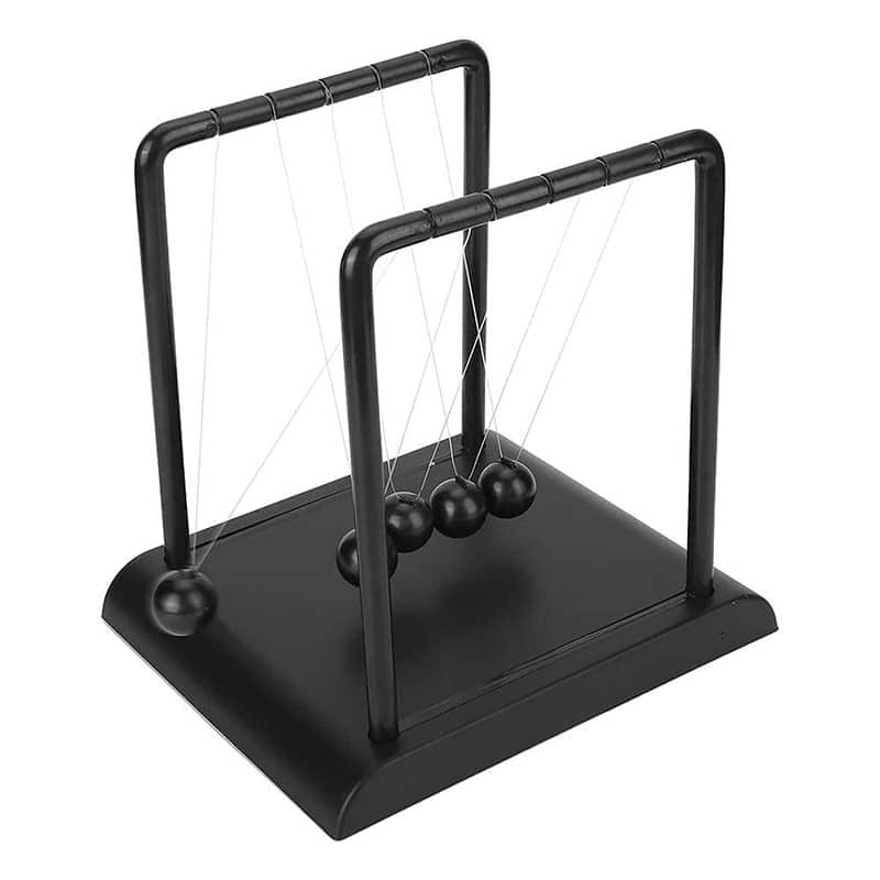 Pendule de Newton Noir - Objet Scientifique - Science Labs