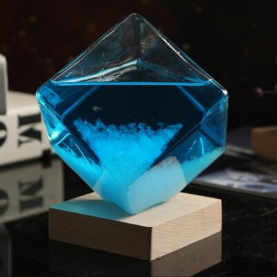 Baromètre Cube Cristaux - Objet Scientifique - Science Labs