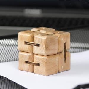 Holz Infinity Würfel, Infinity Cube aus Holz