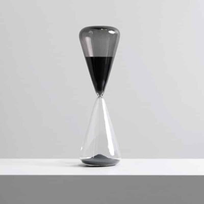 Grand Sablier Noir - Objet Scientifique - Science Labs
