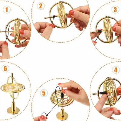 Gyroscope de Précision - Objet Anti Stress - Science Labs