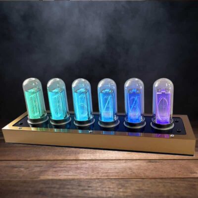 Nixie Uhr Metall, Nixie Uhr aus Metall