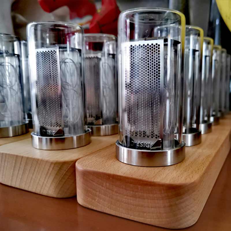 Horloge Tube Lumineux Nixie - Objet Scientifique - Science Labs