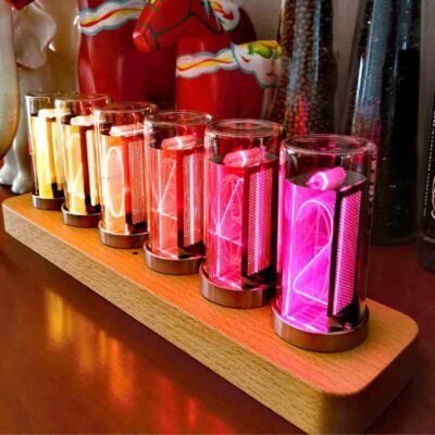 Horloge Tube Lumineux Nixie - Objet Scientifique - Science Labs