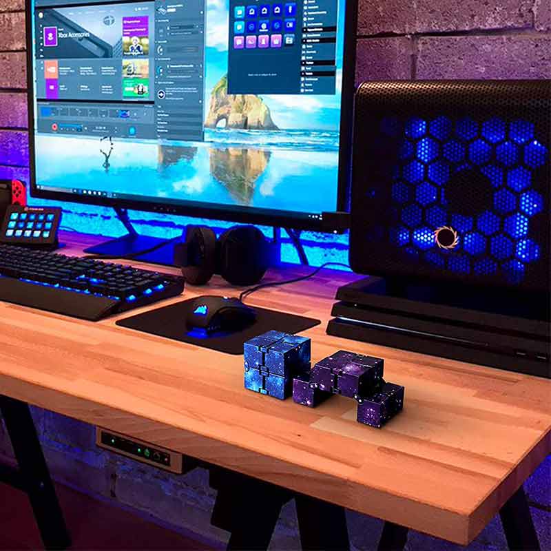 Infinity Cube Galaxy - Objet Anti Stress - Science Labs