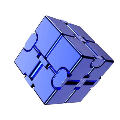 Infinity Cube Métal - Objet Anti Stress - Science Labs