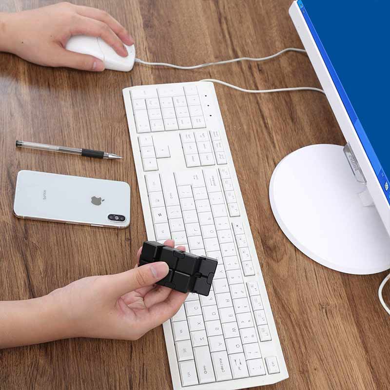 Métal Infinity Cube - Objet Anti Stress - Science Labs