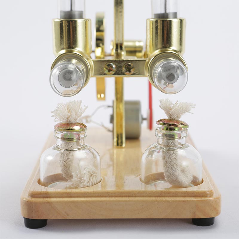Moteur Stirling Bois - Objet Scientifique - Science Labs