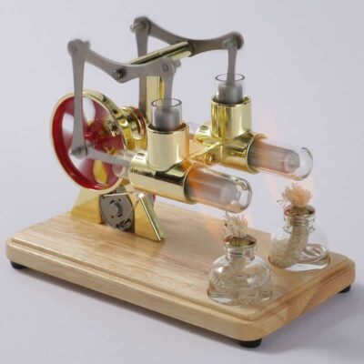 Moteur Stirling Bois - Objet Scientifique - Science Labs