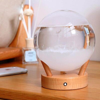 Objet Décoratif Baromètre Boule de Cristal - Objet Scientifique - Science Labs