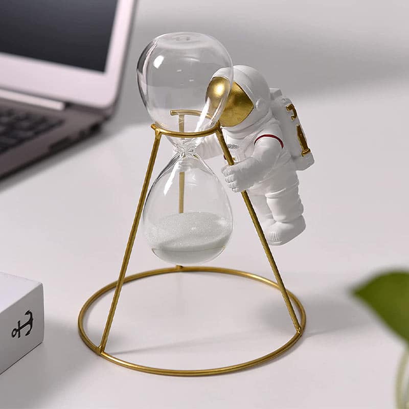 Petit Sablier Décoratif Astronaute - Objet Scientifique - Science Labs