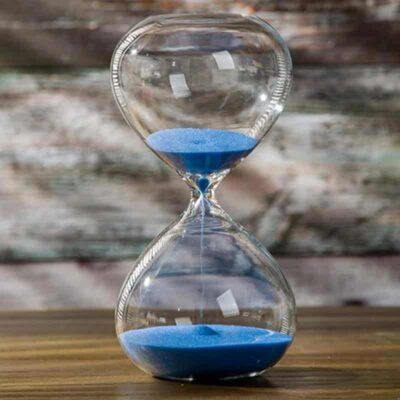 Sablier Bleu 5 Minutes - Objet Scientifique - Science Labs