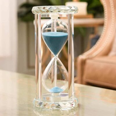 Crystal Hourglass Timer, Kristall-Sanduhr