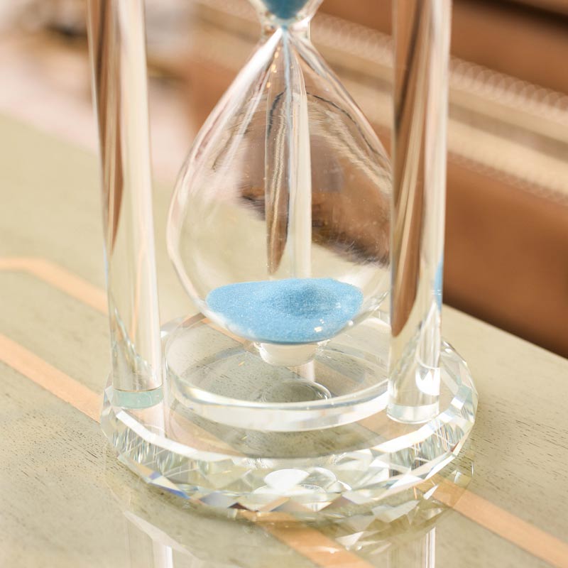 Sablier en Verre de Cristal - Objet Scientifique - Science Labs