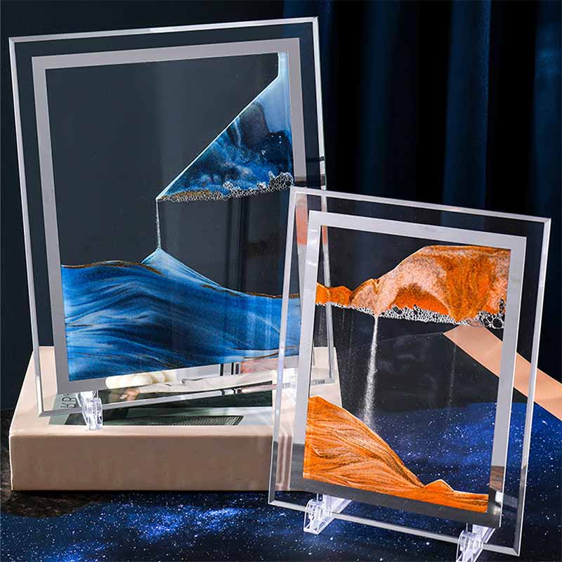 Flat Sand Timer, Flache Sanduhr