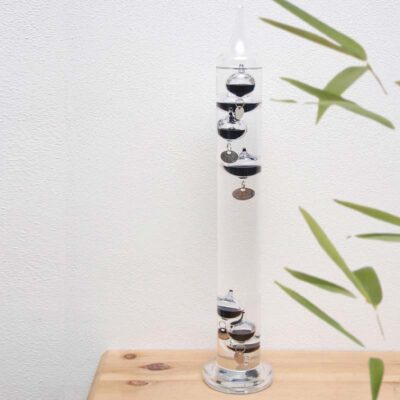 Thermomètre de Galilée 7 Boules Noires - Objet Scientifique - Science Labs