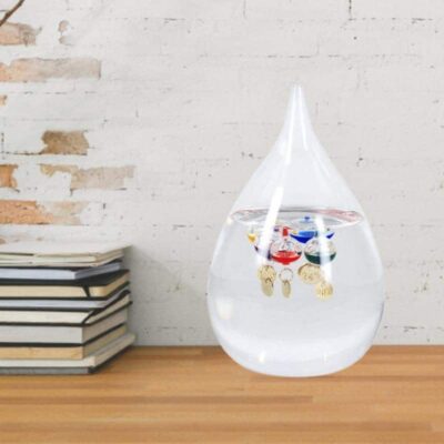 Thermomètre de Galilée Forme Goutte d'Eau - Objet Scientifique - Science Labs
