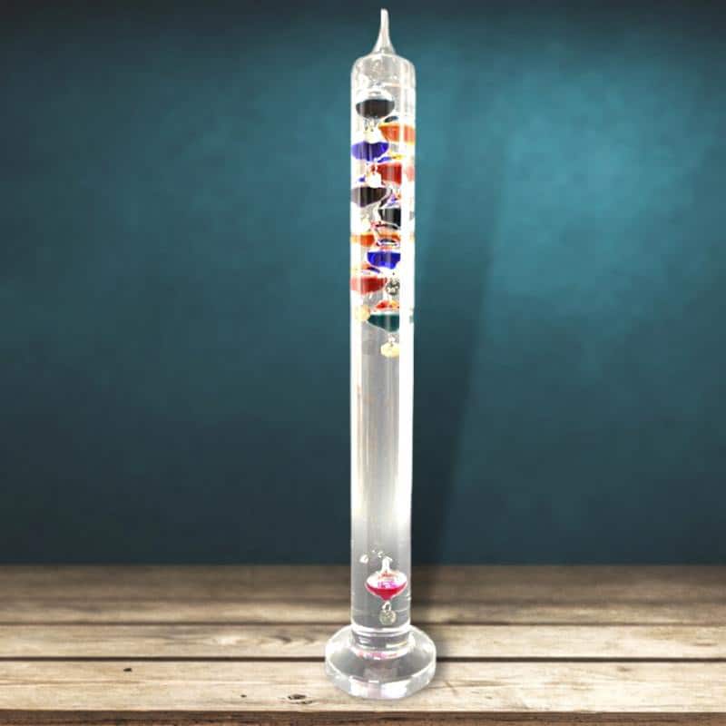 Galileo Thermometer Groß 11 Kugeln, Großes Galileo Thermometer