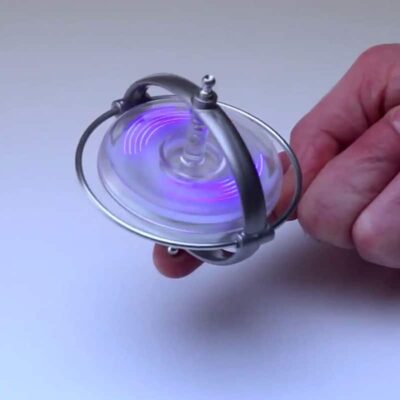 Toupie Gyroscope Lumineuse - Objet Anti Stress - Science Labs