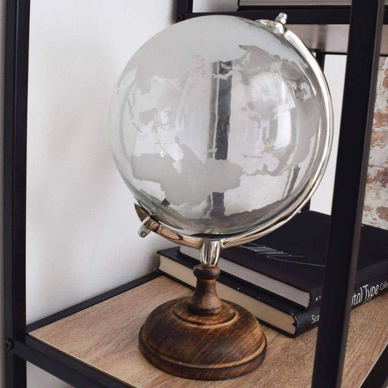 Globe Terrestre Verre - Globe Terrestre Déco - Science Labs