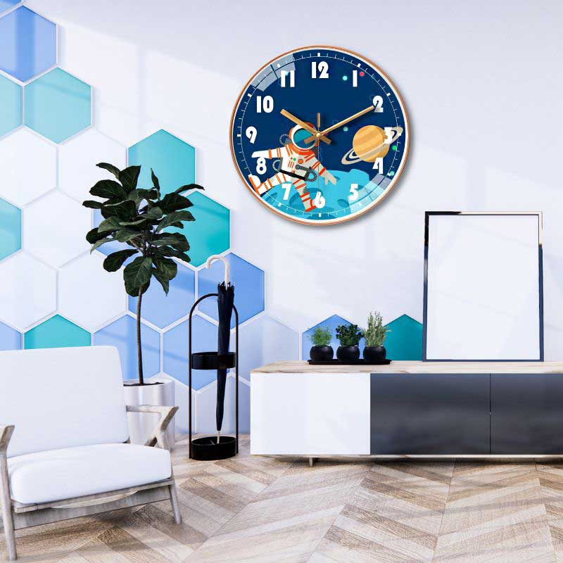 Grosse Horloge Murale Originale Spatiale - Horloge Murale Originale - Deco Scientifique