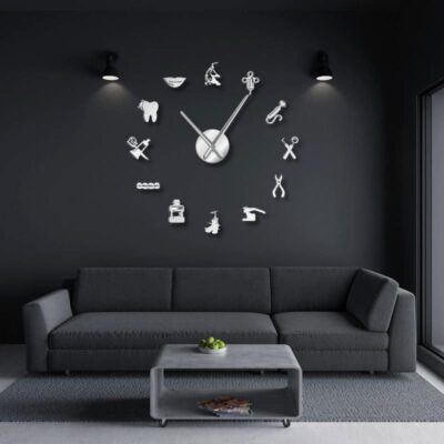 Dental Wall Clock, Zahnarzt-Wanduhr