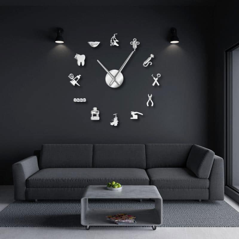 Dental Wall Clock, Zahnarzt-Wanduhr