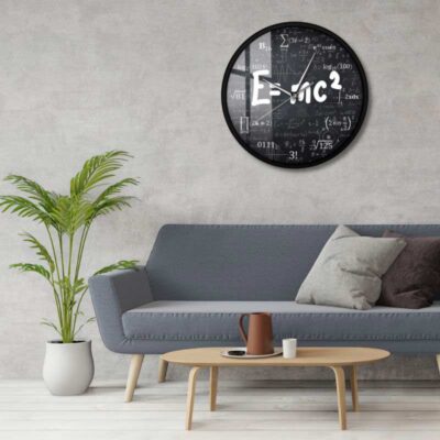 Horloge Einstein - Horloge Murale Originale - Deco Scientifique