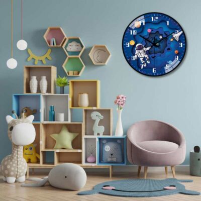 Horloge Espace - Horloge Murale Originale - Deco Scientifique