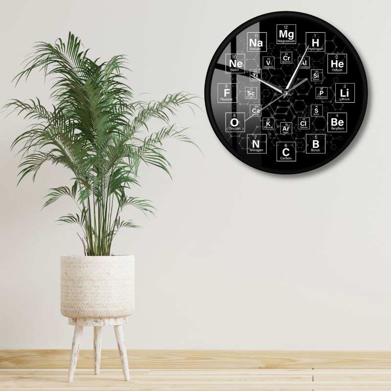 Chemistry Wall Clock, Chemie-Wanduhr