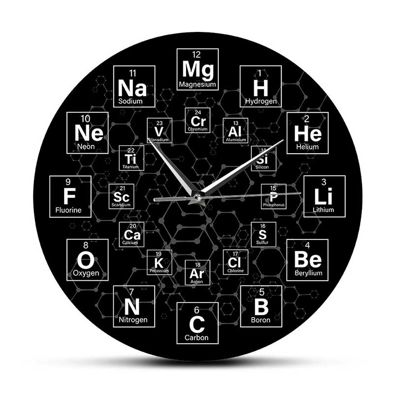 Horloge Murale Chimie - Horloge Murale Originale - Deco Scientifique