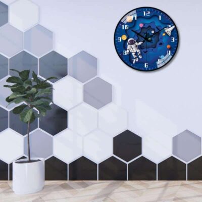 Horloge Murale Espace - Horloge Murale Originale - Deco Scientifique