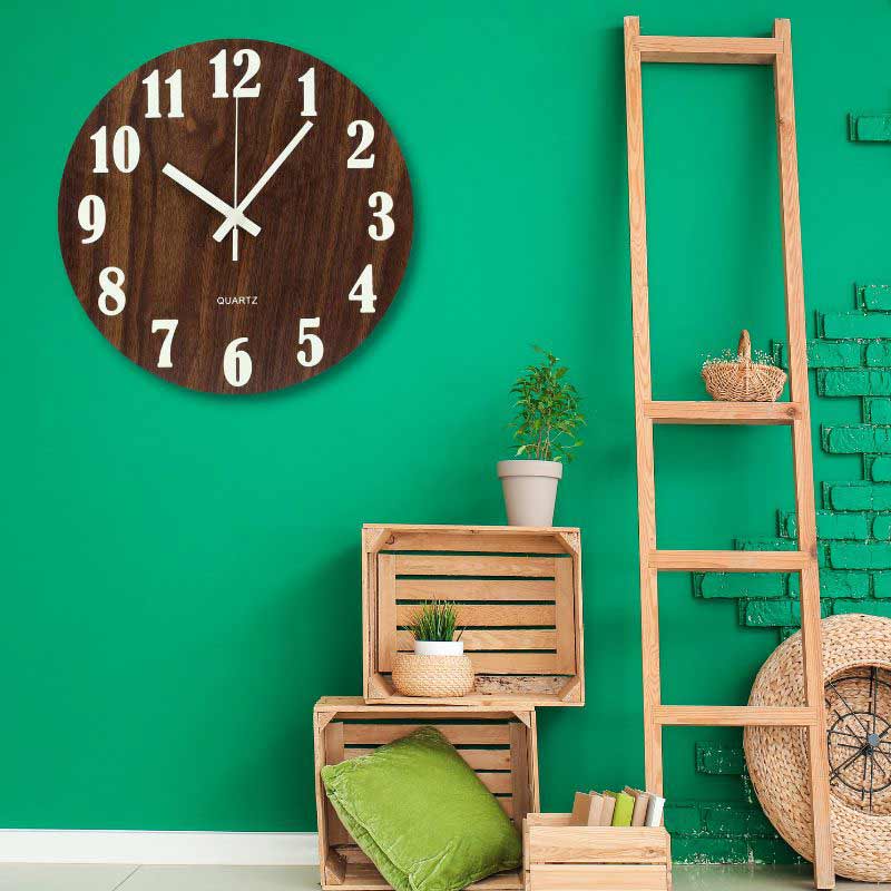 Horloge Murale Led - Horloge Murale Originale - Deco Scientifique