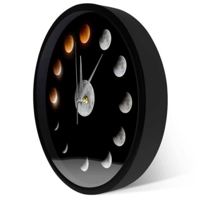 Horloge Murale Lune - Horloge Murale Originale - Deco Scientifique