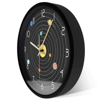 Horloge Système Solaire - Horloge Murale Originale - Deco Scientifique