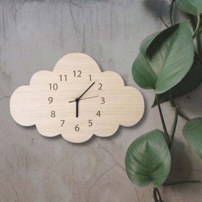 Cloud Wall Clock, Wolken-Wanduhr