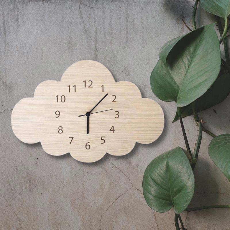 Cloud Wall Clock, Wolken-Wanduhr