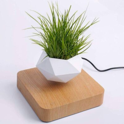 Vase Lévitation Magnétique - Pot de Fleur en Lévitation - Science Labs