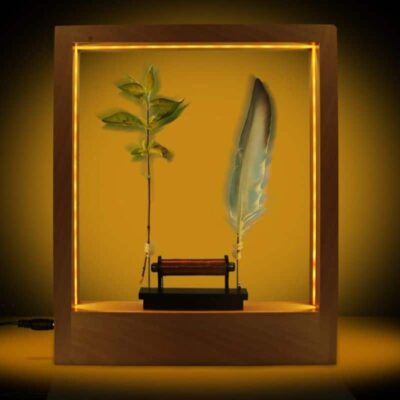 Cadre Slow Motion - lampe anti-gravité - deco scientifique