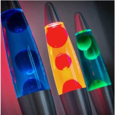 lampe à lave bleue - lampe scientifique - deco scientifique