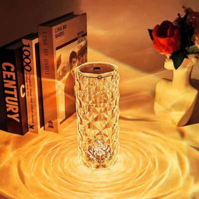 Lampe à poser Cristal - lampe originale à poser - deco scientifique