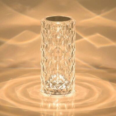 Crystal Table Lamp, Kristall-Tischlampe