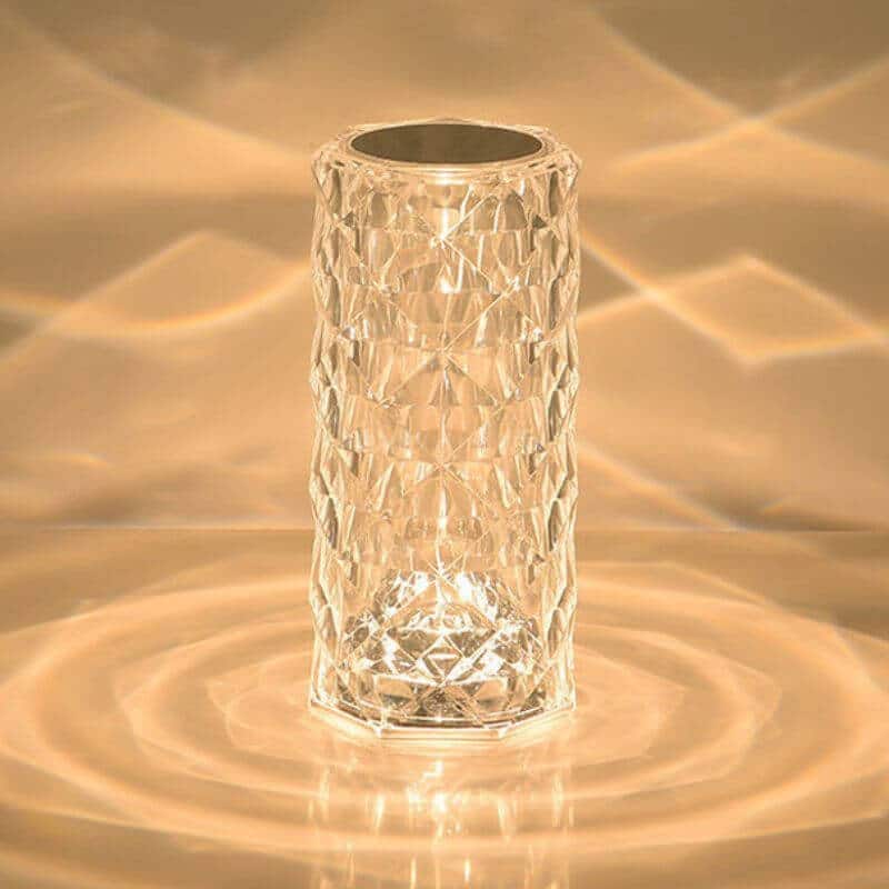 Crystal Table Lamp, Kristall-Tischlampe