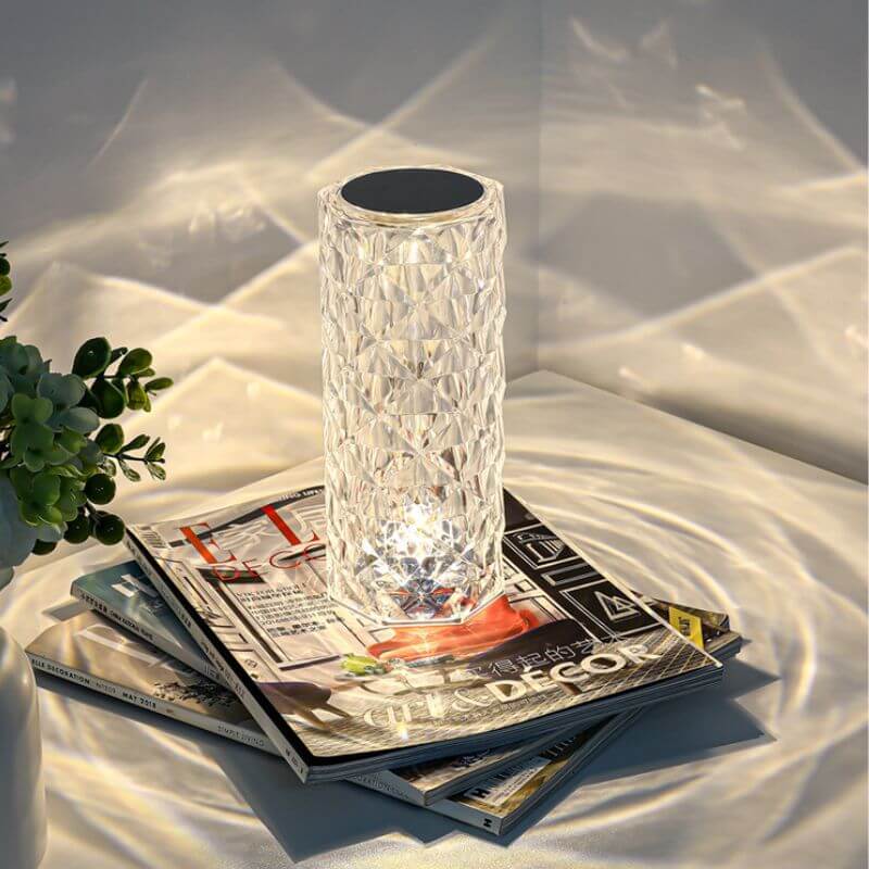 Lampe à poser Cristal - lampe originale à poser - deco scientifique