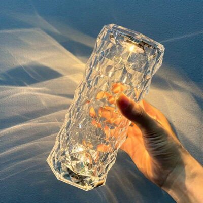 Lampe à poser Cristal - lampe originale à poser - deco scientifique